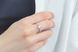Srebrny pierścionek zaręczynowy damski